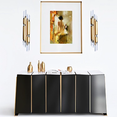 Luxxu Elegance Console Table 3D model image 1 