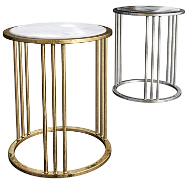 Elegant Tincani Side Table 3D model image 1 