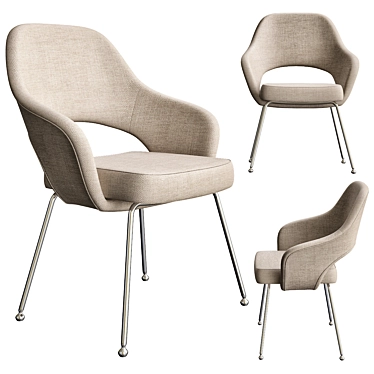 Elevate Meetings: Knoll Saarinen Chair 3D model image 1 