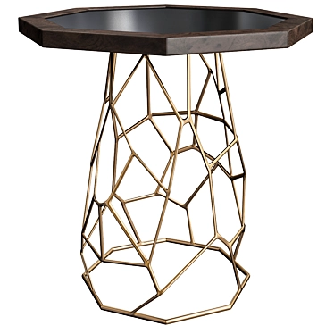 Modern Gaudi Side Table | Elegant and Functional 3D model image 1 