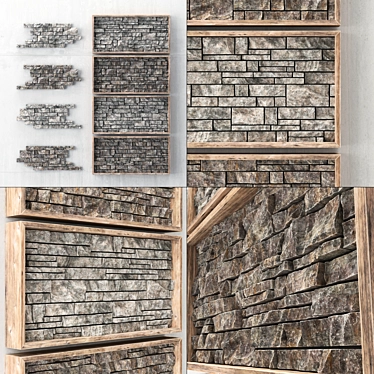 Brick-Panel Décor: Built-In Artistry 3D model image 1 