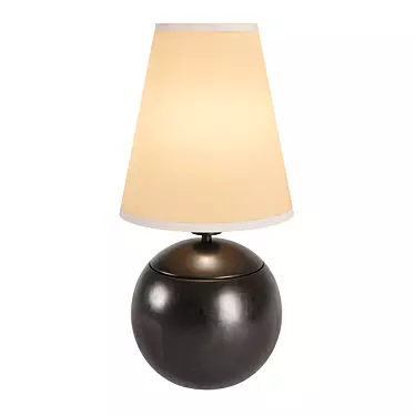 Bronze Table Lamp: Thomas OBrien Terri 3D model image 1 