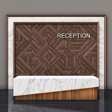 Reception + Wall Panel / Ресепшн + 3д панель Emmemobili

Title: Modern Reception with 3 3D model image 1 