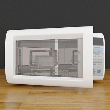 Simplified Inside Microwave 3D model image 1 