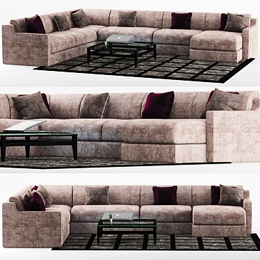 Italian Elegance: Settanta Soft Furniture 3D model image 1 