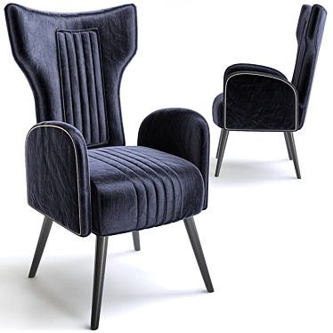 Angelo Lounge Chair: the Perfect Blend of Comfort and Style 3D model image 1 