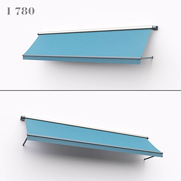 Adjustable Marquise for Window Shading 3D model image 1 