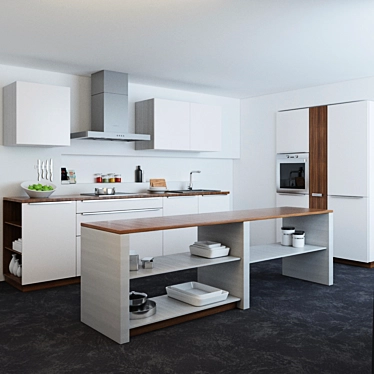 Modern Modular Kitchen: SD Keukens VIDA 3D model image 1 