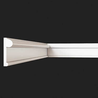 Elegant Gypsum Molding - SMG13 3D model image 1 