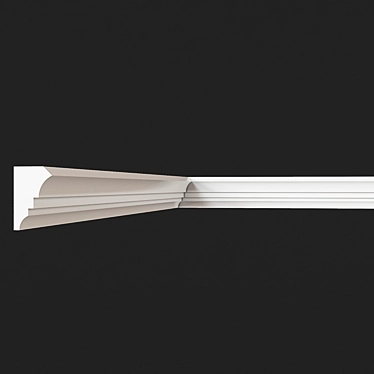 ArtPole Gypsum Cornice  Affordable and Stylish 3D model image 1 