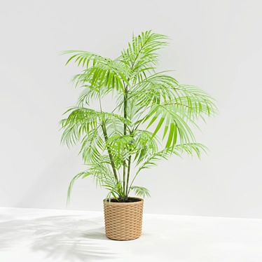 Title: Stunning Green Leaf Plant 3D model image 1 