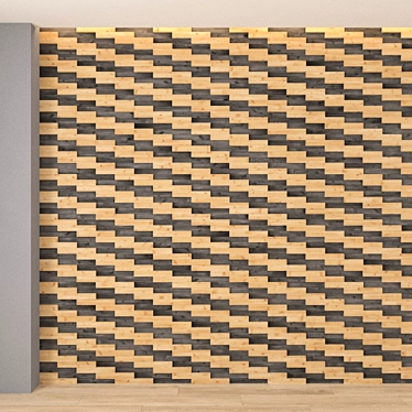 Wooden Wall Panel | 2500x4000mm 3D model image 1 