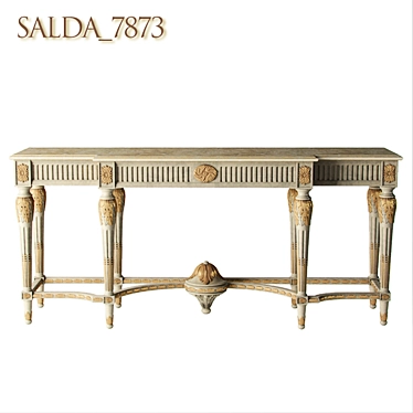 Sleek Mesh Console - Salda 7873 3D model image 1 