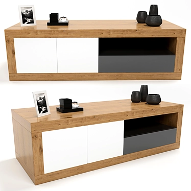 Modern Style TV Unit | 150cm Length | 60cm Width | 45cm Height 3D model image 1 