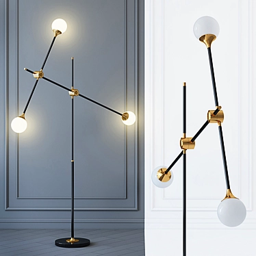 Modern Floor Lamp Baton FLOR LAMP 3 3D model image 1 