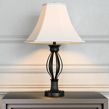 Elegant Gambier Table Lamp 3D model image 1 