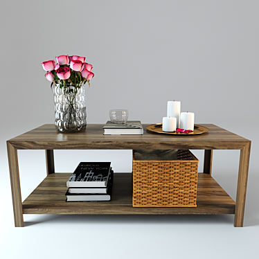 Modern Coffee Table: 3D Models 3D model image 1 