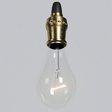 Vintage Loft Edison Bulb  3D model image 1 