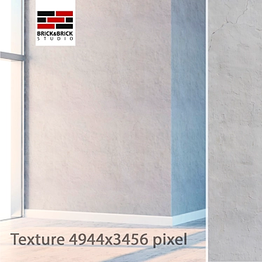 Seamless Plaster with High Detail 3D model image 1 