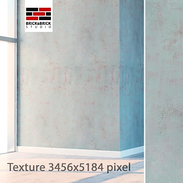 High-Detail Seamless Plaster Texture 3D model image 1 