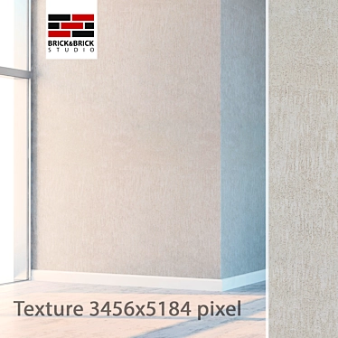 Seamless High-Detail Plaster 3D model image 1 