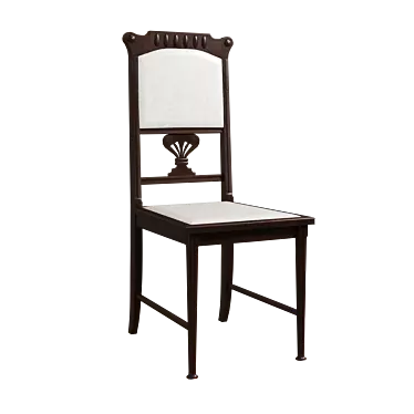 Ethnic Vintage Chair 3D model image 1 