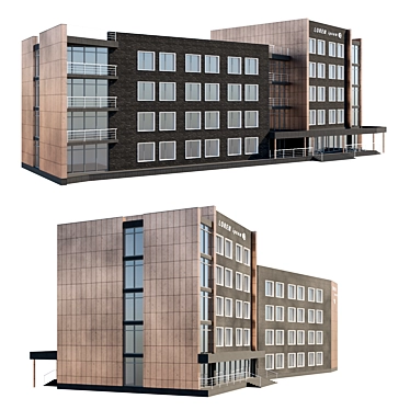 Modern Office Complex 3D model image 1 