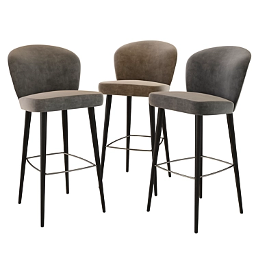 Modish Minotti Aston Stool 3D model image 1 