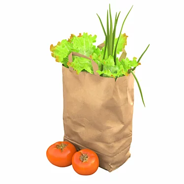 Fresh and Convenient Veggie Bundle 3D model image 1 