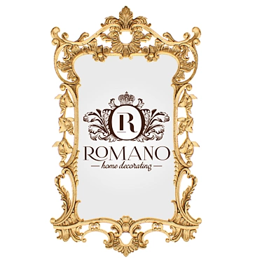 Luxury Sculpted Mirror: Lucretia Romano Home 3D model image 1 