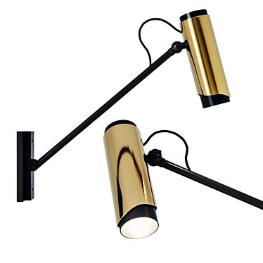 Adjustable Wall Light: Romatti Einstellbare 3D model image 1 