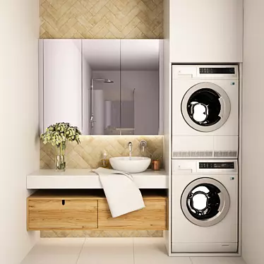 Electrolux Laundry Duo 3D model image 1 