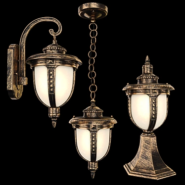 Gorgeous Atlas GLYF-2010 Lamps 3D model image 1 