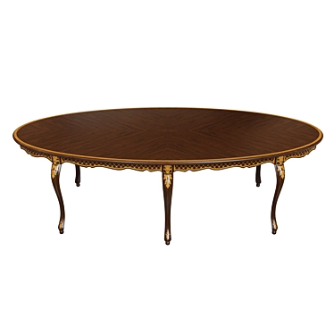 Elegant Veneer Table - 2700: Classic Design 3D model image 1 