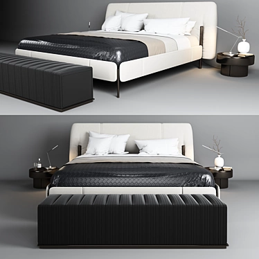 Cozy Dream: New Bed 3D model image 1 