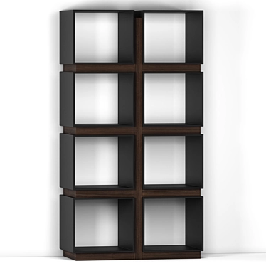 Diego Divider Cupboard: Stylish and Functional 3D model image 1 