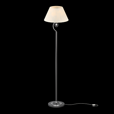 Freya Luciana Floor Lamp - Elegant Lighting Solution 3D model image 1 