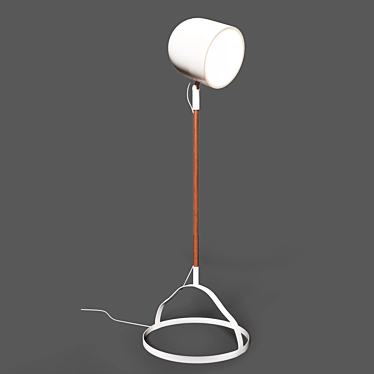 Title: Elegant Floor Lamp for Ambience 3D model image 1 