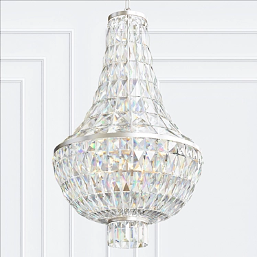 Sparkling Finland Crystal Chandelier 3D model image 1 