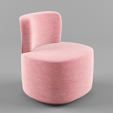 Elegant Van Vliet Designer Chair 3D model image 1 