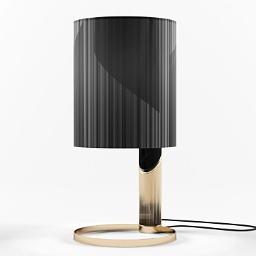 Sleek Brass Stilo Table Lamp 3D model image 1 