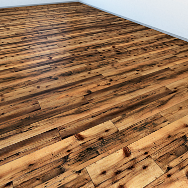 Light Oak Multi Board Floor 3D model image 1 