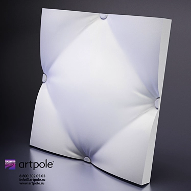 Plaster 3D Panel Ampir from Artpole

Title: Ampir 3D Panel - Artistic Plaster Design 3D model image 1 