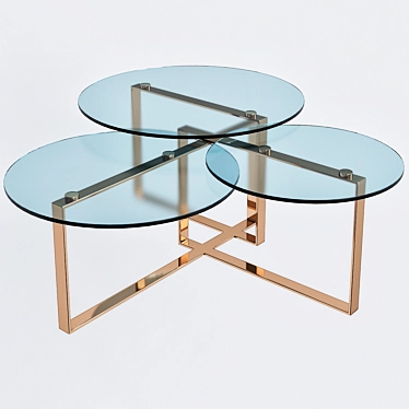 Elegant Cocktail Tables: The Perfect Addition to Any Party 3D model image 1 