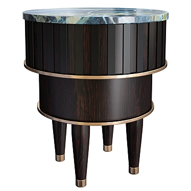 Gorgeous Greta Sodalite Side Table 3D model image 1 