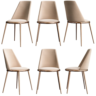Cantori Aurora Chair | Elegant and Compact 3D model image 1 