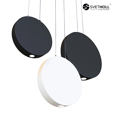 Elegant Albedo Pendant Lights 3D model image 1 