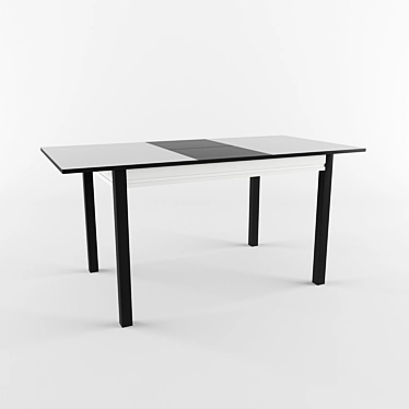 Sliding "San Remo" Dining Table 3D model image 1 