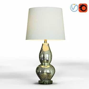 Title: Glamorous Robeson 30" Table Lamp 3D model image 1 