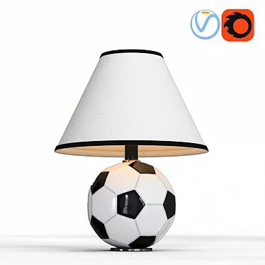 Futbol Fanatic Table Lamp 3D model image 1 
